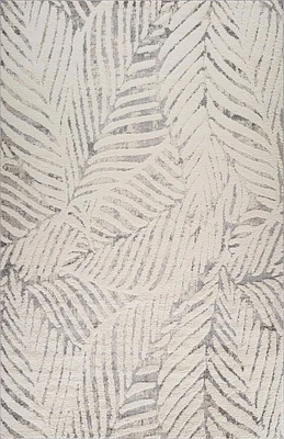 Tapis Branch Nimbus Tapis d'intérieur floral, gris crème, moderne - Salon, chambre, salle à manger et cuisine