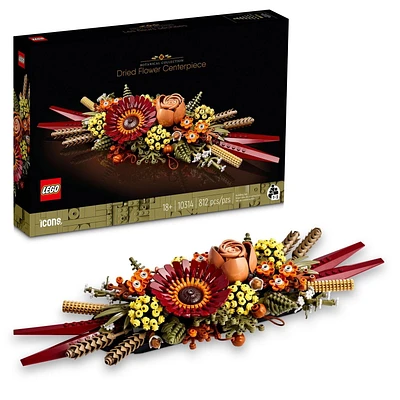 LEGO Icons Les fleurs séchées 10314 Ensemble de construction (812 pièces) Comprend 812 pièces, 18+ ans