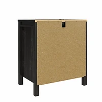 Ameriwood Home Beaumont Nightstand, Black Oak