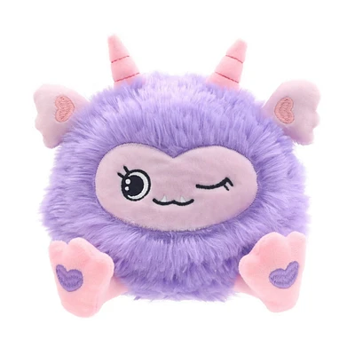 Façon de célébrer le monstre de 7 pouces Valentine Roly Poly pourpre