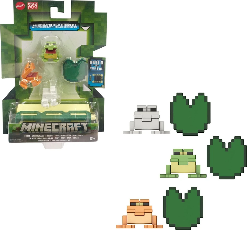Minecraft Créer-Un-Bloc Grenouille Figurine