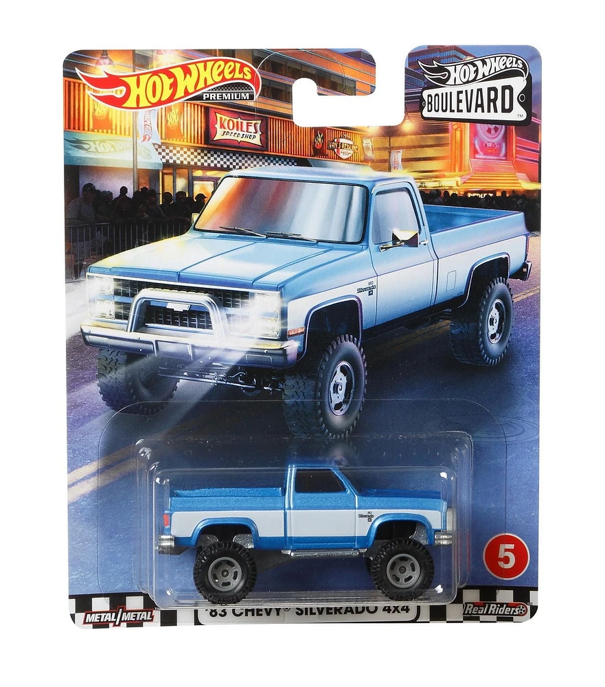 Hot Wheels 83 Chevy Silverado 4X4 Vehicle