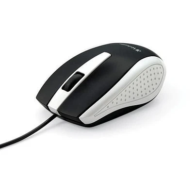 Verbatim Wired Optical Mouse - Blanc
