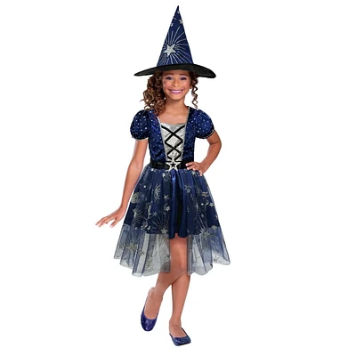 Costume de sorcière de minuit pour filles P