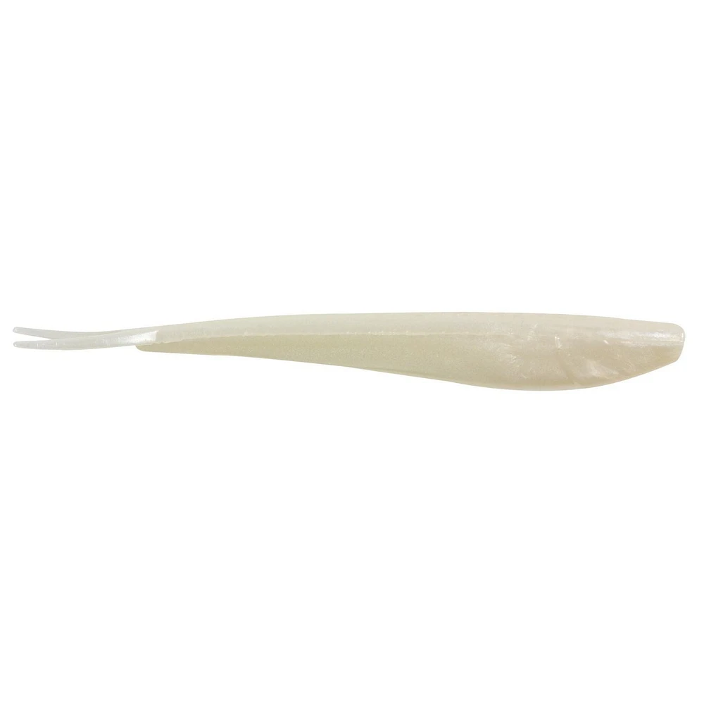Berkley PBBMW4-PW PowerBait Minnow, 4" 10Pk, Pearl White, Ideal for crappie,panfish,bass,walleye,and trout