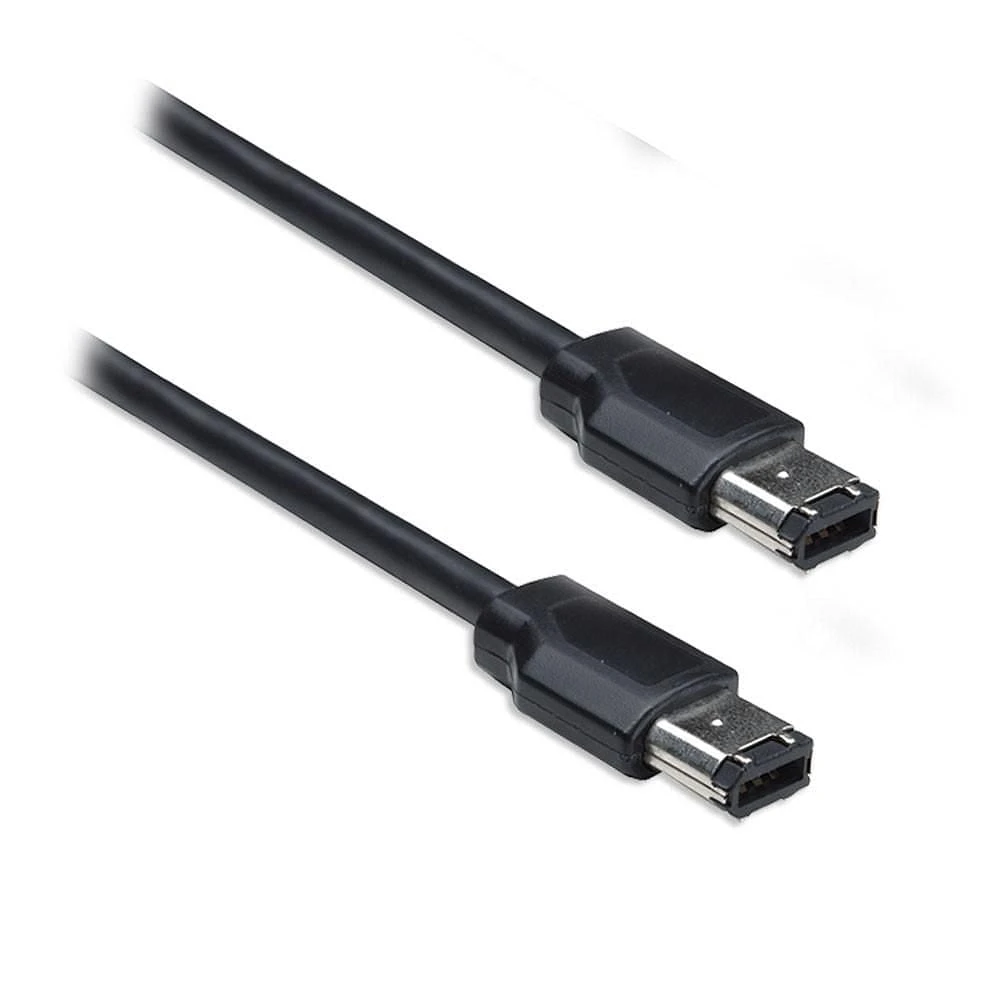 BlueDiamond Firewire 6 Pin 6 Pin Cable - 10ft, Black
