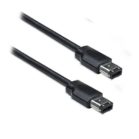 BlueDiamond Firewire 6 Pin 6 Pin Cable - 10ft, Black