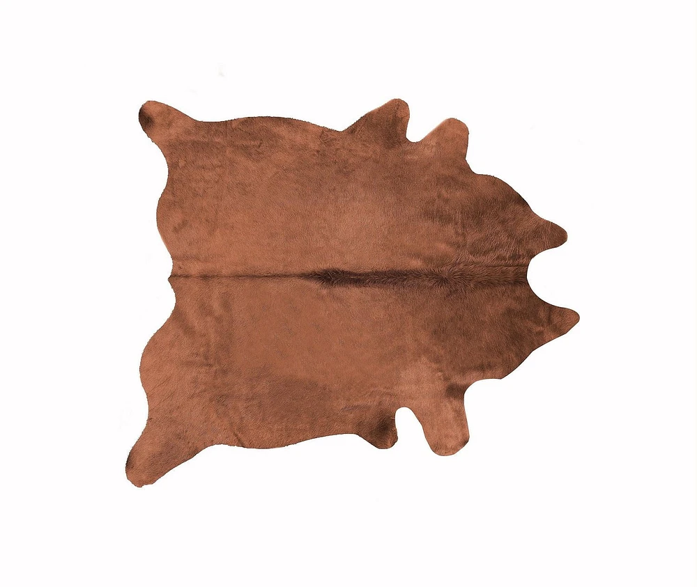 H-Natural Tapis Geneva En Peau De Vache