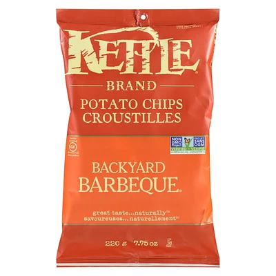 Croustilles de pomme de terre Backyard Barbecue sans gluten de Kettle Chips