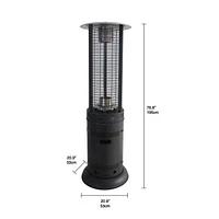 Paramount Kevin Spiral Patio Heater, Grey