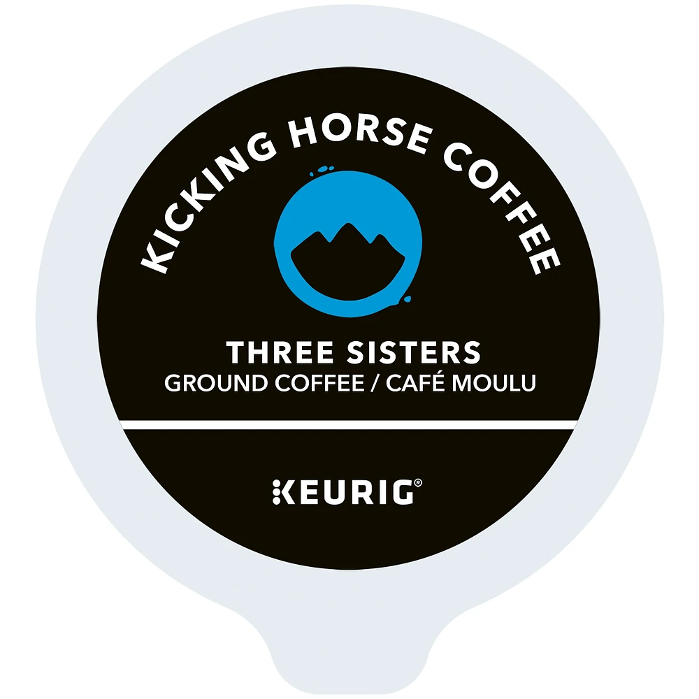 Kicking Horse Three Sisters, Medium Roast, K-Cup Coffee Pods, 10 Count, 10 Count