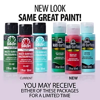 Peintures acryliques multisurface fini satiné FolkArt, 59 ml Vert lime Peinture Multi-Surfaces