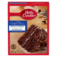 Betty Crocker SuperMoist Devil's Food Cake Mix, 432 g, 10 Servings