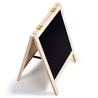 Time 4 Crafts 6-Pack Unfinished DIY Wooden A-Frame Chalkboard Set