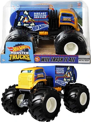Will Trash it All Monster Trucks Hot Wheels à l’échelle 1:24