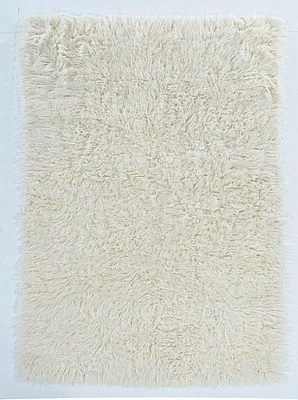 Tapis Nouveau Flokati 1400 gr de 5' x 8', Naturel