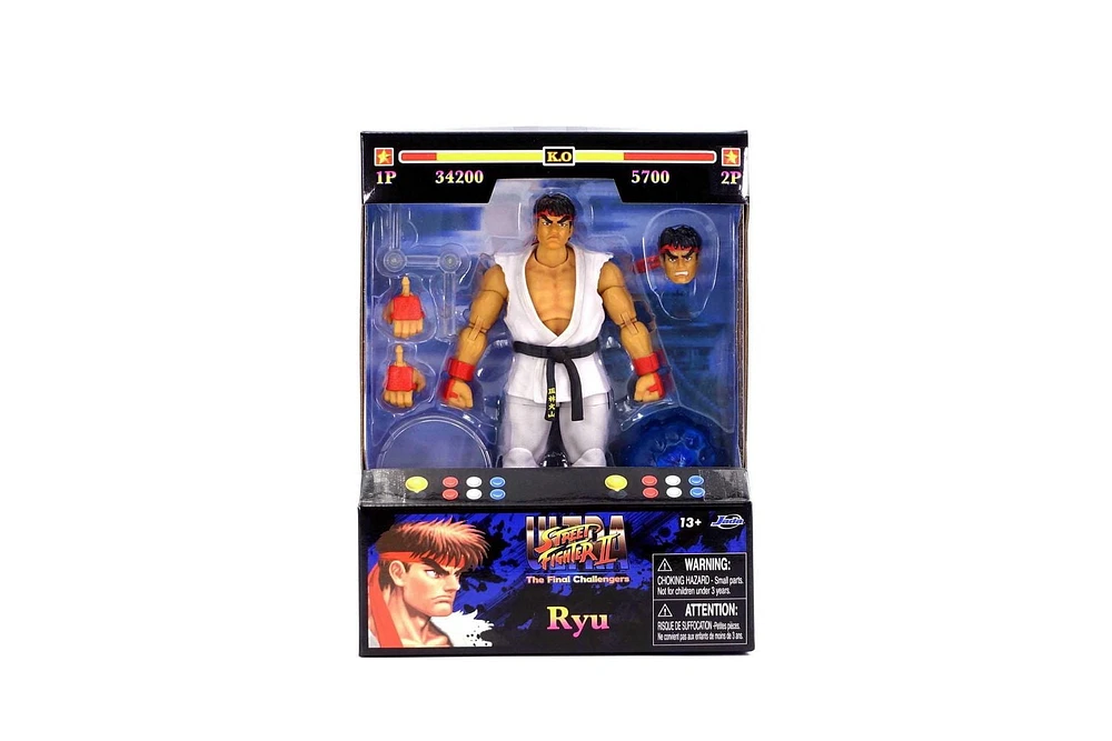 Jada Toys STREET FIGHTER II ACTION FIGURE - RYU (WAVE 1)
