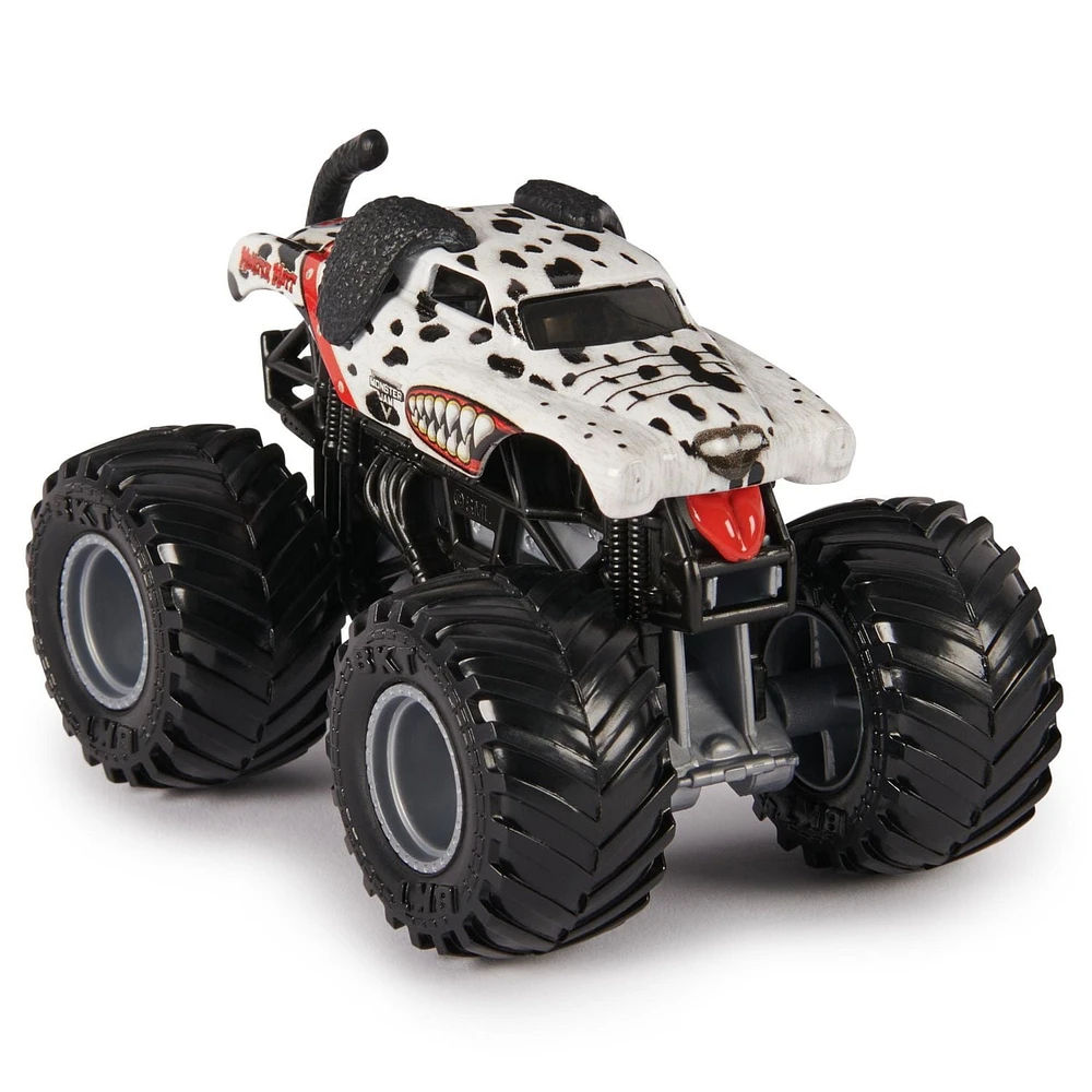 Monster Jam, Official Monster Mutt Dalmatian Monster Truck, Die-Cast Vehicle, 1:64 Scale, Kids Toys for Boys Ages 3 and up