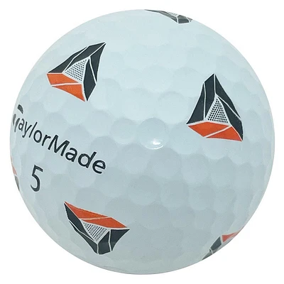 Mulligan - 24 balles de golf récupérées Taylormade TP5x PIX 5A, Blanc