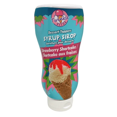 Twinkle Dessert Toppers - Strawberry Shortcake Syrup, Twinkle Dessert Toppers - Strawberry Shortcake Syrup 450ml