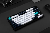 Keychron Q1 Max Hotswap Wireless Mechanical Keyboard - RGB - Aluminum Frame - Carbon Black - with Knob - Gateron Jupiter Red - 75% Layout - Windows Mac OS (Q1M-M1)