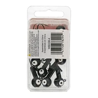 Eagle Claw WBH38-4 Ball Head Jig, 3/8oz, 10pk, BLACK