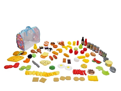 Ens. jeu d'aliments kid connection en bleu