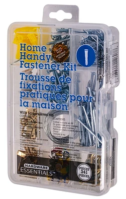 Trousse d'accueil essentials Hardware Essentials pour maison 341 pièces, assorties