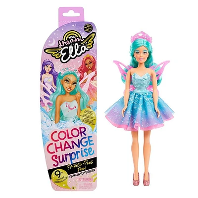 MGA's Dream Ella™ Color Change Surprise™ Fairies Celestial Series Doll - DreamElla™ Moon Inspired Teal Fairy