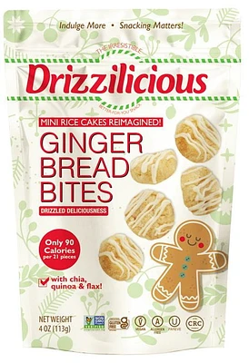 Drizzilicious L - Bouchées de pain d'épices GF 113g L - Bouchées de pain d'épices GF