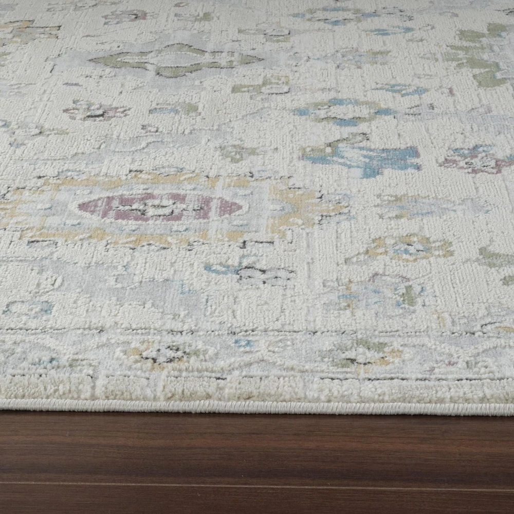 Tapis d'interieur classique Rug Branch Nomad, beige creme, boheme - Salon, chambre, salle a manger et cuisine