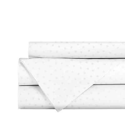 Ensemble de draps en coton jacquard 300 fils Johnson Home