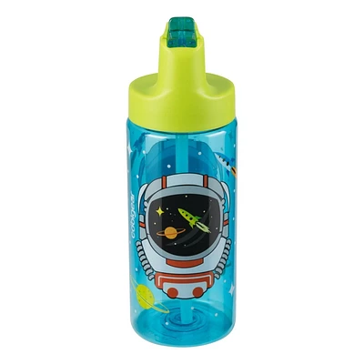 16oz Haul Siper Blue Sipper Lid<br>Kids<br>16 Fl Oz