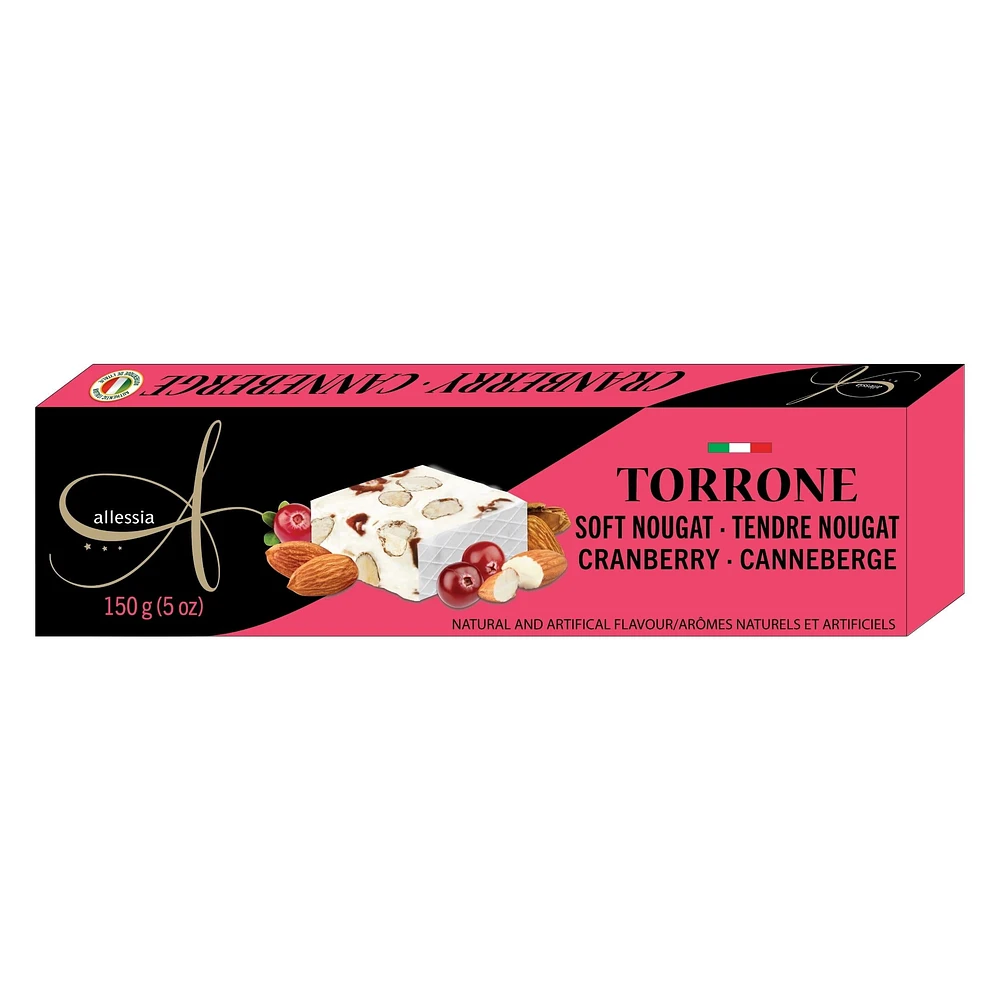 ALLESSIA TORRONE CRANBERRY 150G