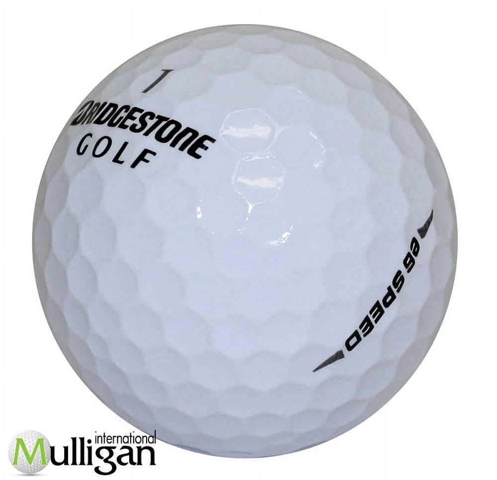 Mulligan - 60 Bridgestone E6 Speed 5A Recycled Used Golf Balls, White
