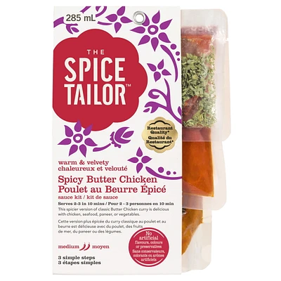 SPICE TAILOR POULET AU BEURRE ÉPICÉ