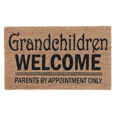 Tapis De Porte Du Coiffe (Petits-Enfants Accueillent Les Parents Par Appt)