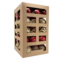 Holiday Time 45 Count Shatterproof Ornaments-Red/Gold