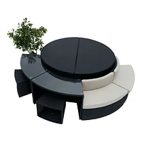 Canadian Spa Surround Furniture Round Side Table