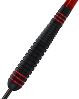 Fléchettes de poignée en caoutchouc Harrows Ace  - Comprend trois fléchettes en laiton massif à pointe en acier, trois tiges Supergrip et trois empennages Marathon - 26 grammes