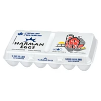 Harman Large White Eggs, 18 Pack
