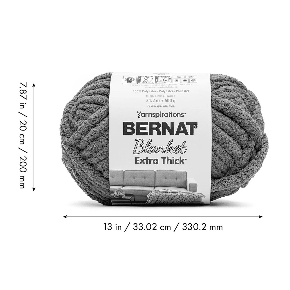 Bernat® Fil Extra Épais™ pour Couverture, Polyester #7 Jumbo, 21,2 Oz/600 G