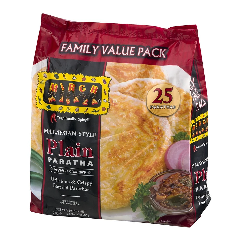 PLAIN PUFF PARTHA 25 - FRENCH MIRCH MASALA SNACK MM FAMILY PACK