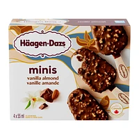 HÄAGEN-DAZS® Miniatures Vanilla Almond Ice Cream Bars 4 x 55 ml, 4 x 55 ML