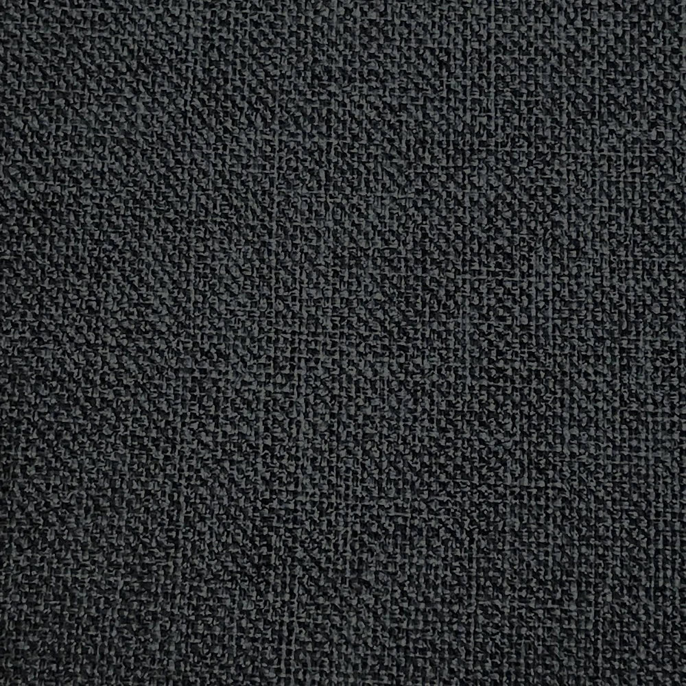 Grand lit moderne de 60 po revêtu de tissu, charbon