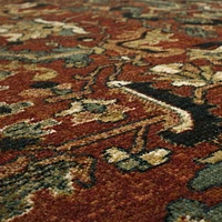 Mohawk Home Tansey Red Woven Polyester Area Rug