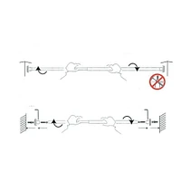 Versailles Tringle Tension Ajustable Intérieur/Axtérieur 28po - 48po
