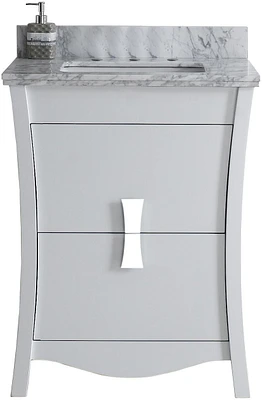 Imaginations Américaines pouces W Vanity Set Blanc