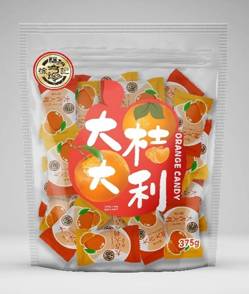 Hsu Fu Chi Lucky Orange Candy, Hsu Fu Chi Lucky Orange Candy 375g