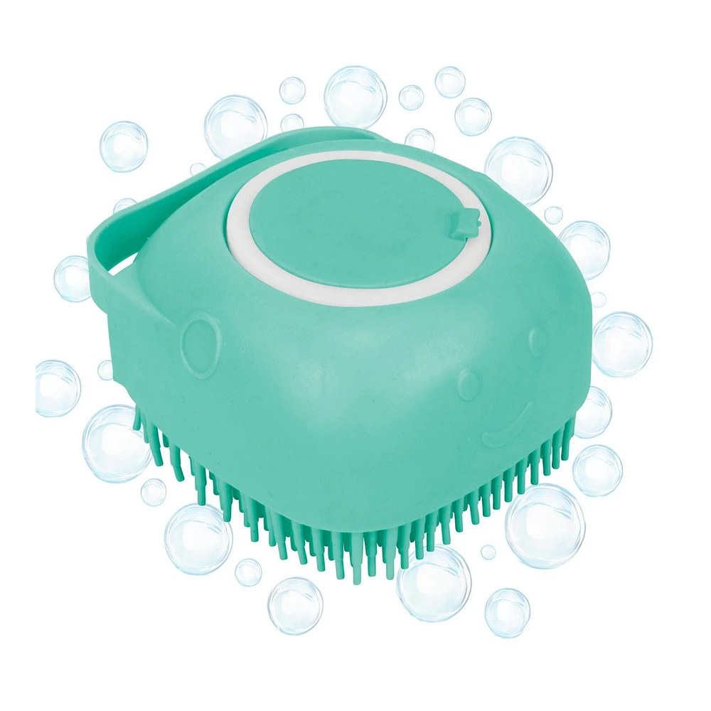 Perfect Solutions Brosse Nettoyante Pour Animal Avec Distributeur De Shampooing